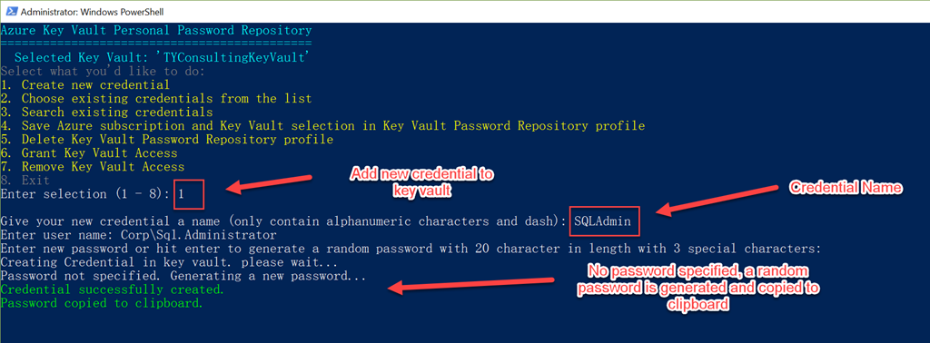 Retrieve password from Azure key vault in Azure Synapse T sql - Stack  Overflow