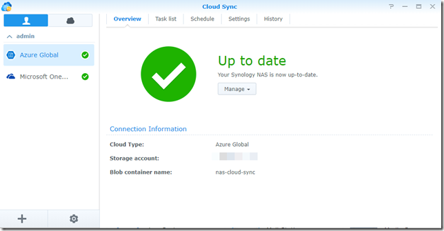 how to sync office 365 with synology